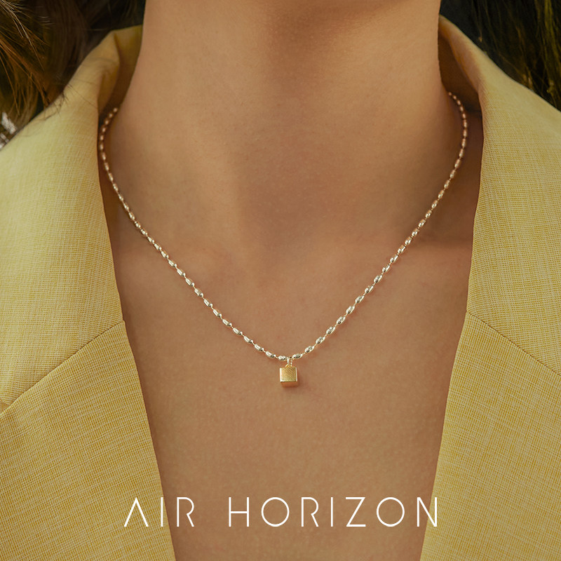 AIR-HORIZON米粒项链吊坠女新款图片