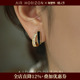 AIR HORIZON轻奢耳环女新款 复古耳钉小众高级感气质独特大气耳饰