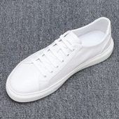 潮流轻便软底透气板鞋 夏季 素面百搭一脚蹬休闲鞋 男2026新款 小白鞋