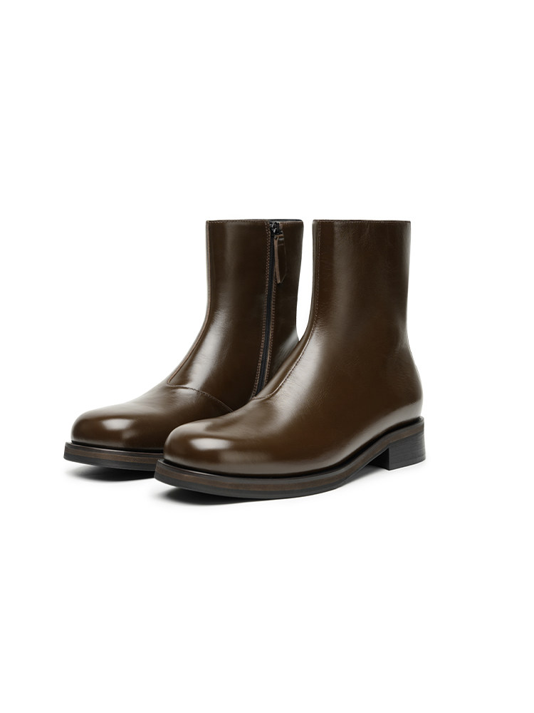 thumbnail for High Pipe Boots Martin Boots Men's 2024 New Women's Lesbian Style Mid Top Chelsea Boots Premium Short Boots British