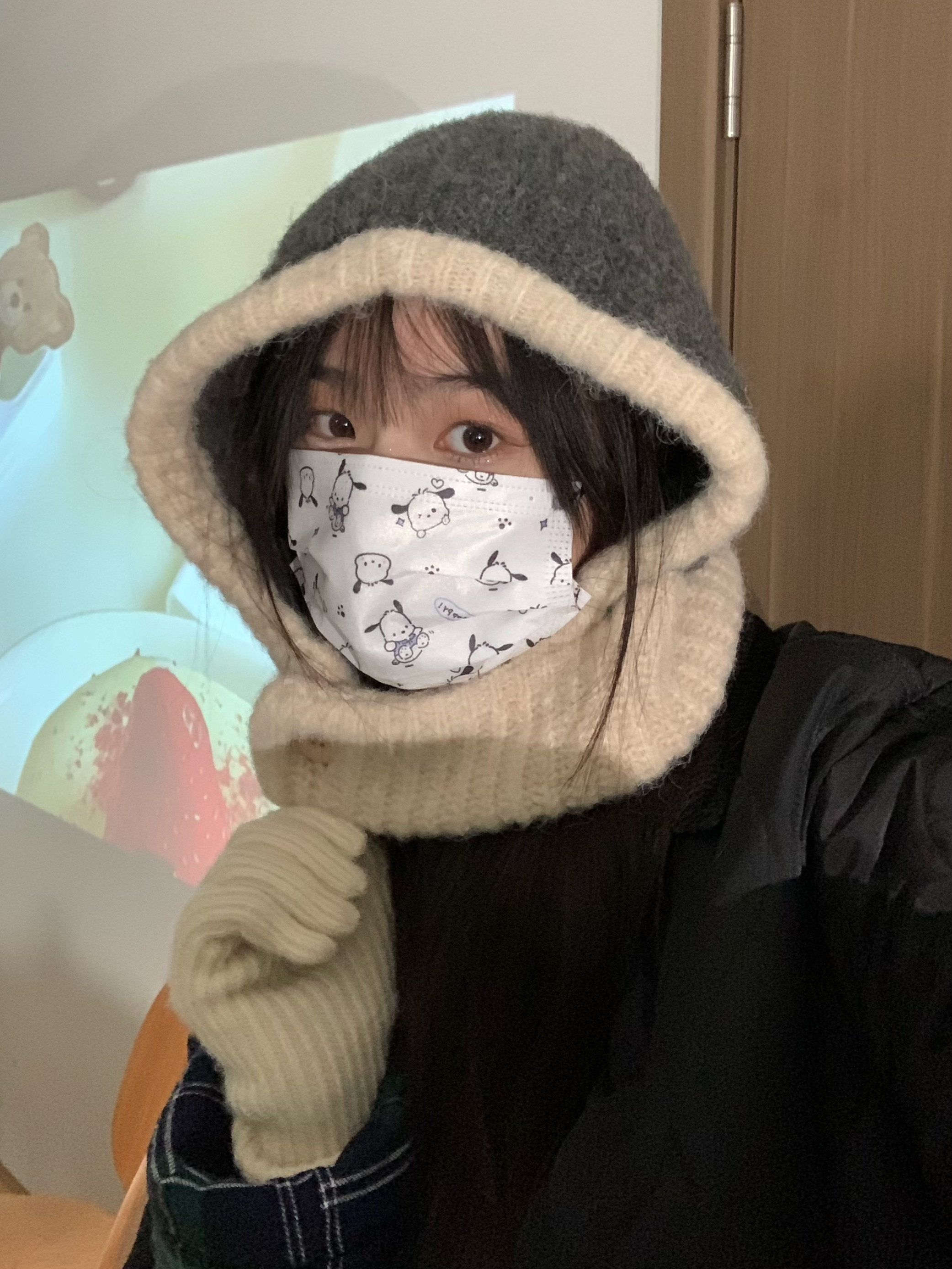 巴拉克拉法帽女秋冬季情侣保暖围脖一体针织毛线帽子女护耳雷锋帽,服饰配件/皮带/帽子/围巾,帽子,淘宝优惠券,粉丝福利购,淘宝优惠卷