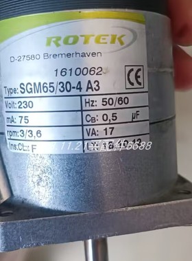 ROTEK ROBASE SGM65/30-4 A3电机36.2-G100.F-KX马达
