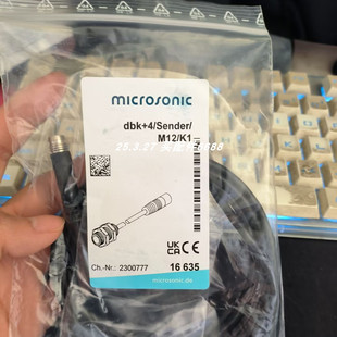 microsonic dbk+4/Sender/M12/k1超声波感应器