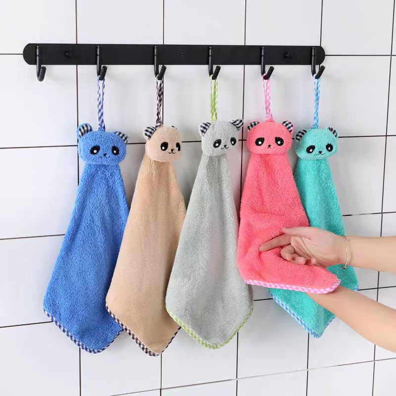 可爱卡通兔头小兔子厨房擦手巾