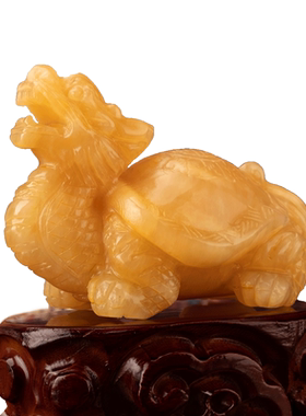 桌面龙龟客厅中式风工艺摆件