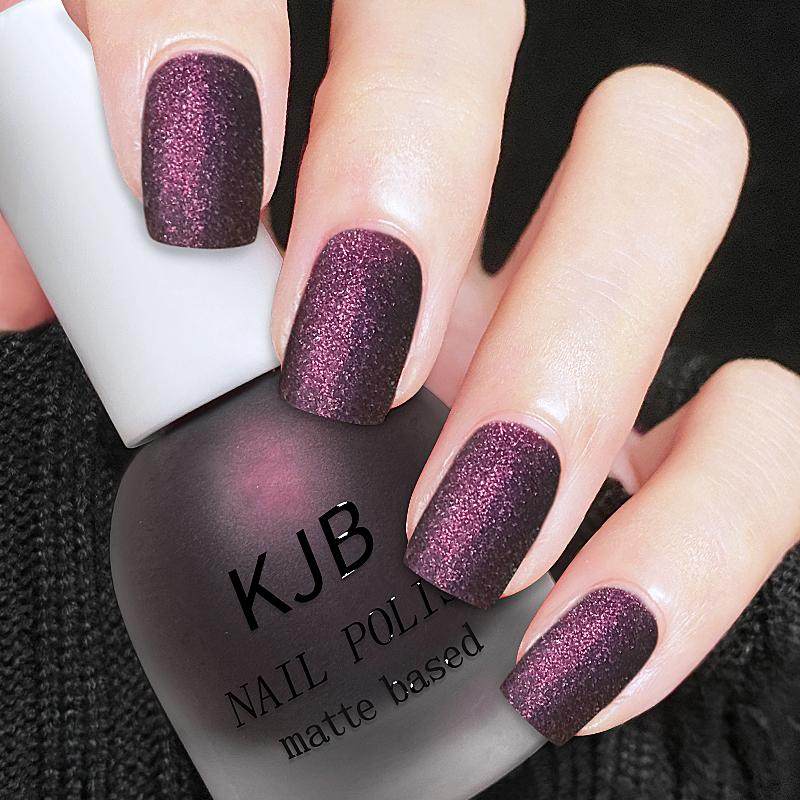 新款雾面珠光暗红色指甲油免烤防水快干不可剥哑光磨砂复古美甲油,彩妆/香水/美妆工具,指甲油,淘宝优惠券,粉丝福利购,淘宝优惠卷