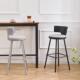 芃凡特北欧高脚凳酒吧椅前台吧台椅子凳子软包靠背家用吧台高脚椅