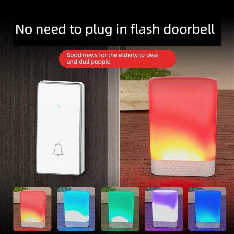 聋哑老人闪光门铃家用无线免插电床头病人呼叫器一键呼救震动玲,电子/电工,楼宇对讲设备,淘宝优惠券,粉丝福利购,淘宝优惠卷