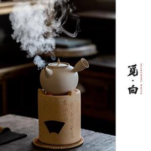 觅白泥砂铫煮水壶玉书煨纯手工烧水炭炉侧把围炉煮茶潮州工夫茶道