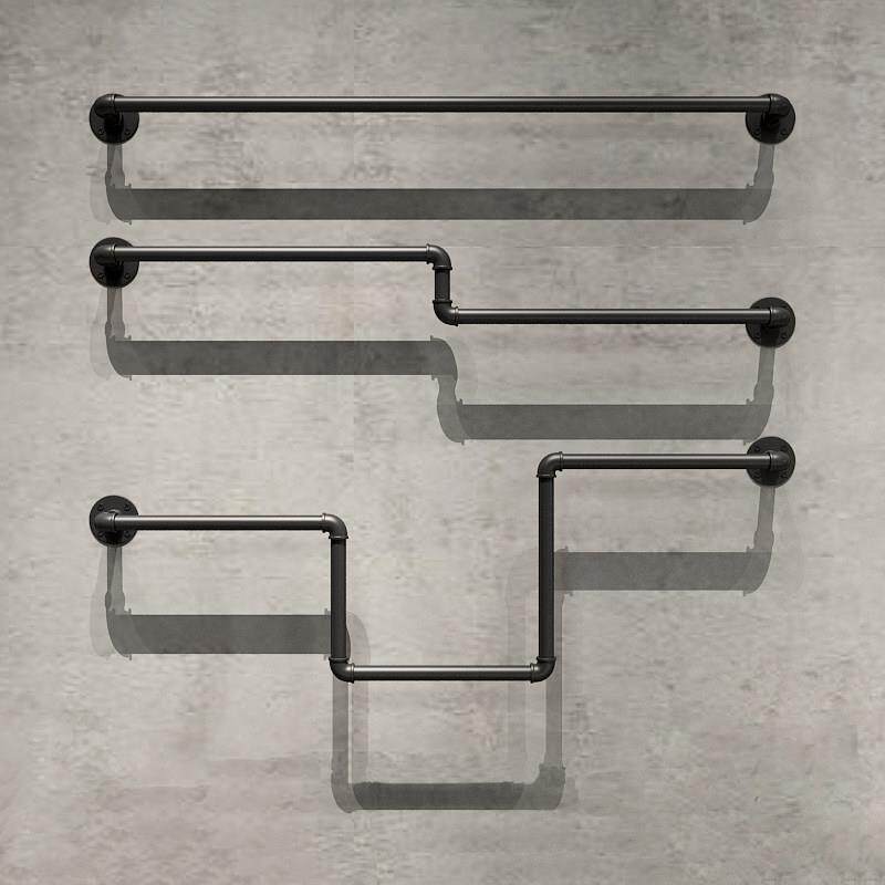 个性上墙挂衣架服装店正挂展示架单杠衣服挂版陈列架童装店陈列架