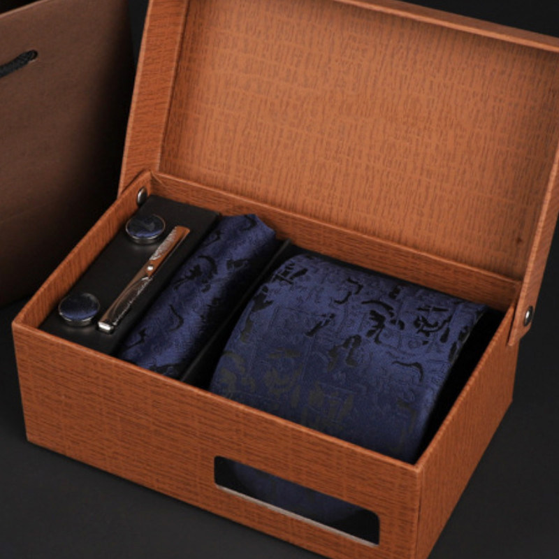 mens ties classic gift box packing luxury wedding jacquard t