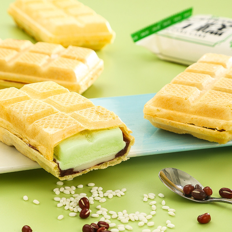 丘氏方糕红豆糯米味雪糕袋装冰棍冷饮冻品冰淇淋套餐包70克