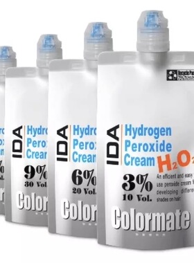 艾的IDA莉露贝诗染膏专业双氧奶显色乳1000ml原装正品3%6%9%12%