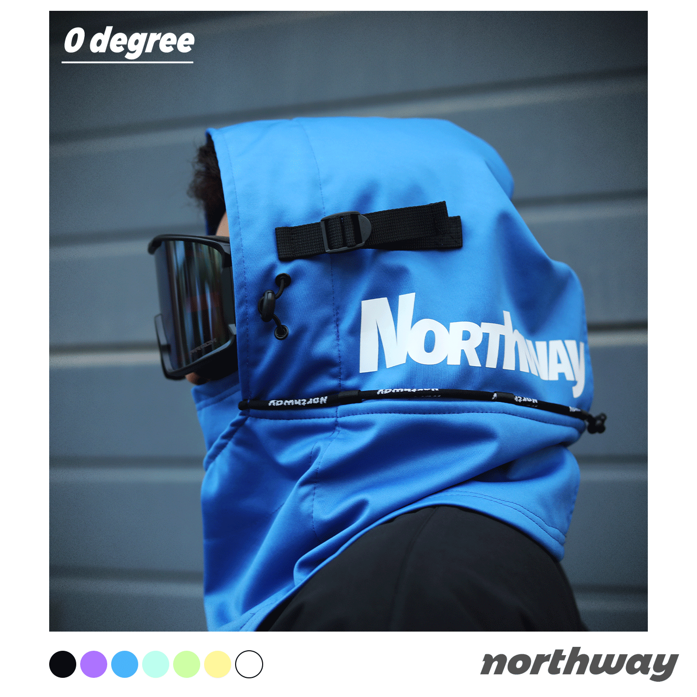 Northway新品滑雪头套男女防水防风单板头盔头套护脸护脖保暖潮酷