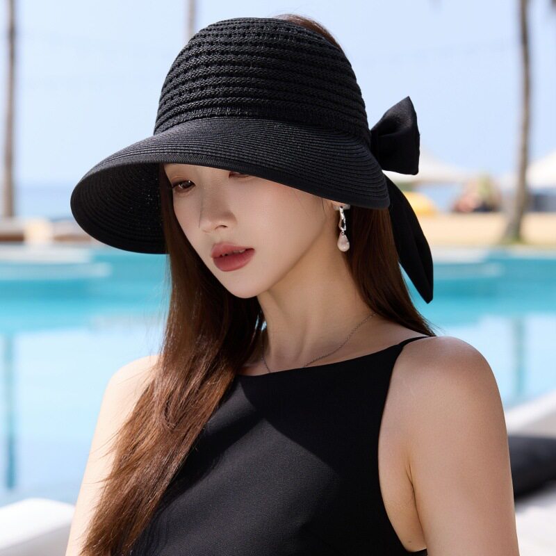 镂空防晒帽子女夏季韩版透气草编