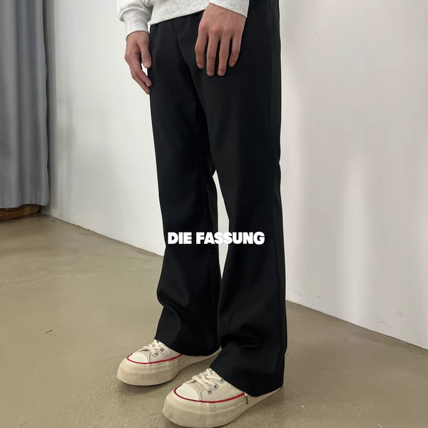 DieFassung简约百搭517微喇西裤