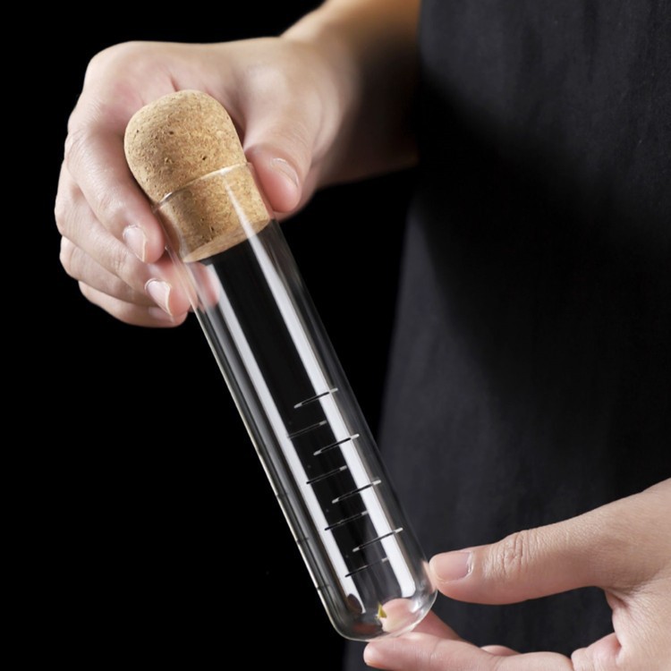 创意新款网红滤茶器茶漏茶具过滤泡茶器-透明茶具配件玻璃试管泡