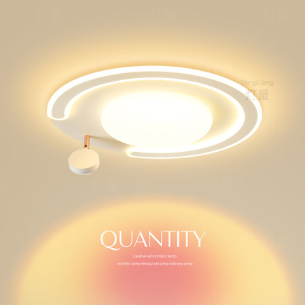 创意日落灯led卧室灯简约现代吸顶灯网红夕阳灯氛围客厅餐厅灯具