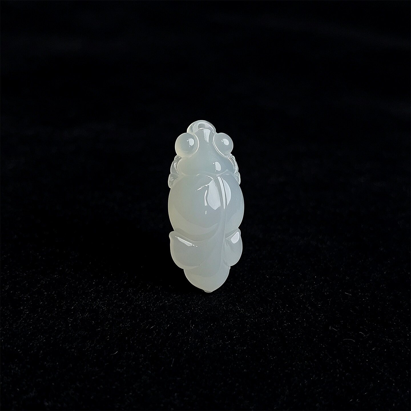 七彩云南缅甸A货天然翡翠白月光立体金鱼挂件一物一证支持复检