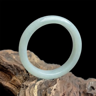 【年货节】七彩云南缅甸A货天然翡翠糯冰种冰蓝翡翠手镯