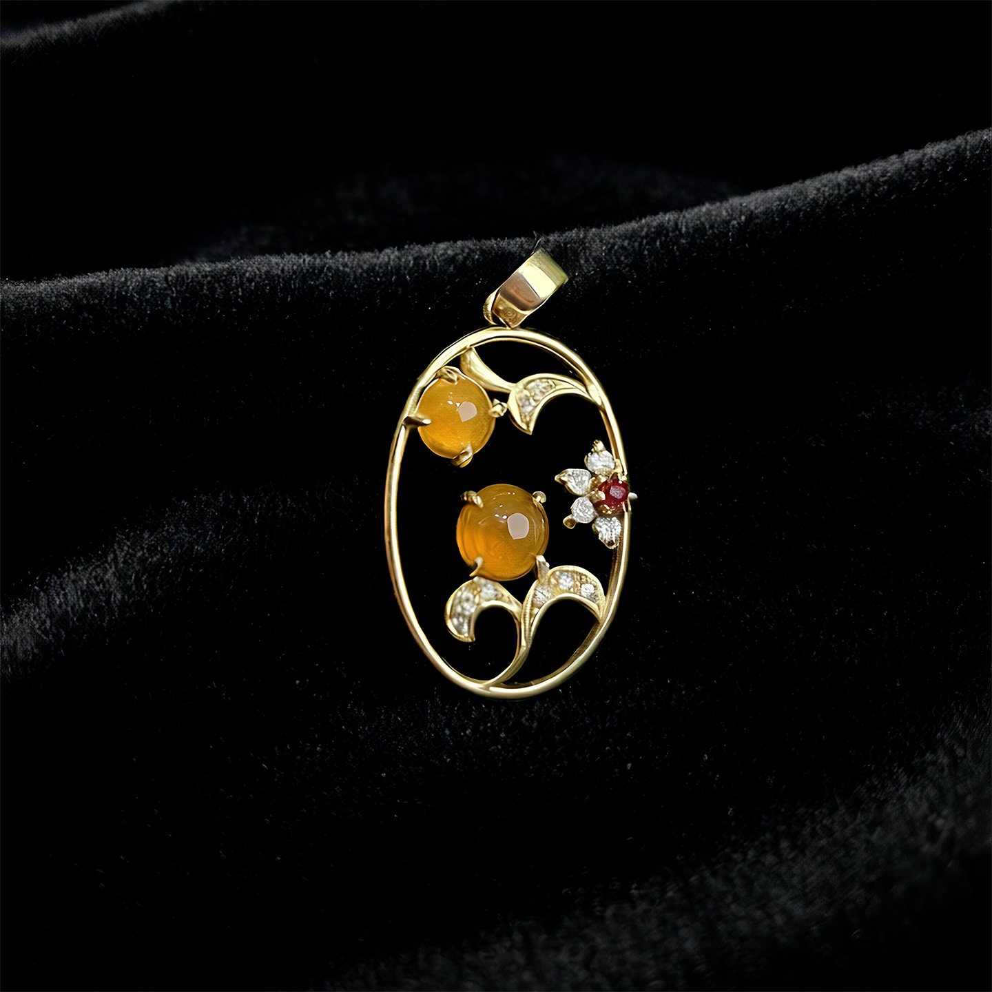 七彩云南缅甸A货天然翡翠金镶黄翡蛋面挂件吊坠一物一证支持复检,珠宝/钻石/翡翠,颈饰,淘宝优惠券,粉丝福利购,淘宝优惠卷