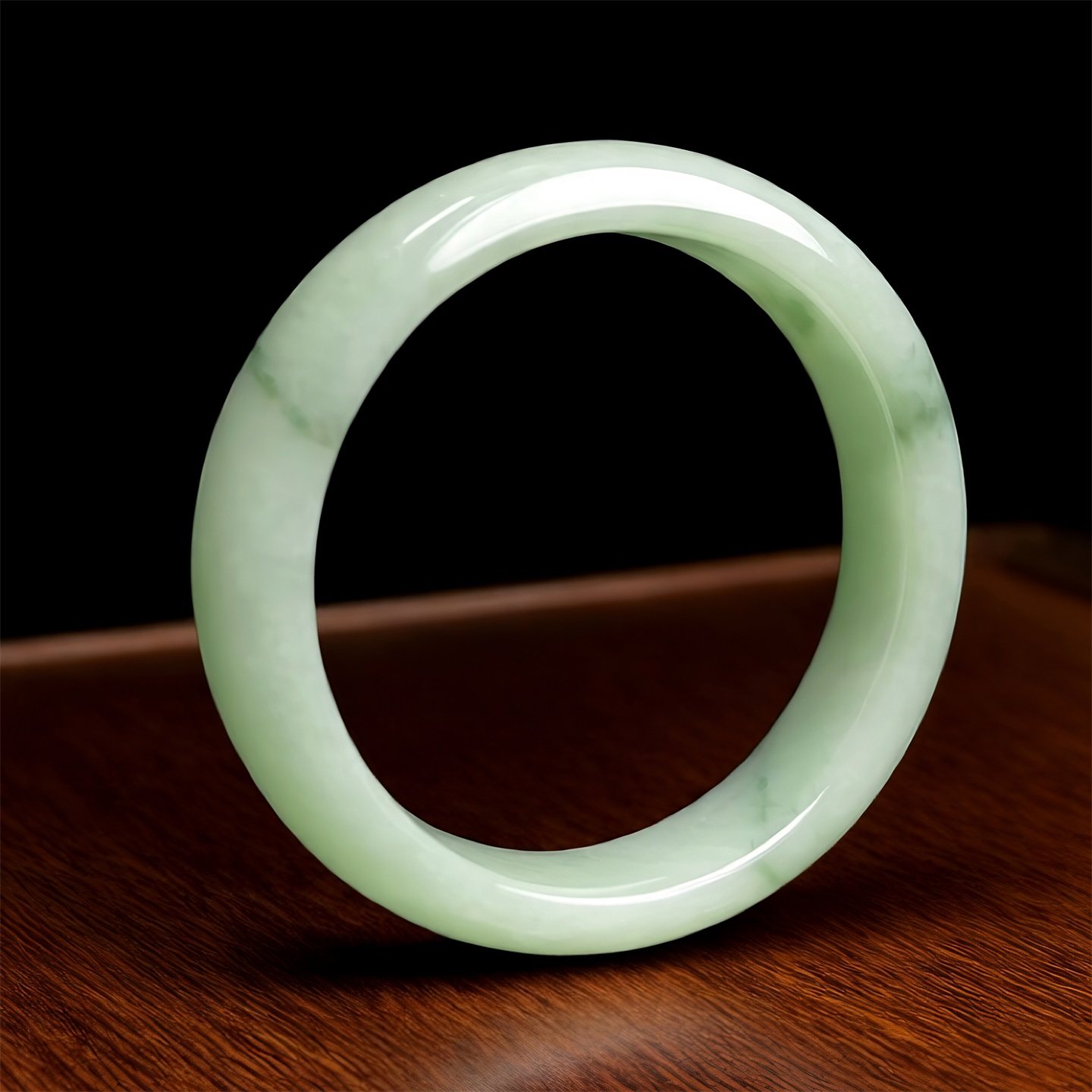 七彩云南缅甸A货天然翡翠细糯种青苹果翡翠手镯一物一证支持复检