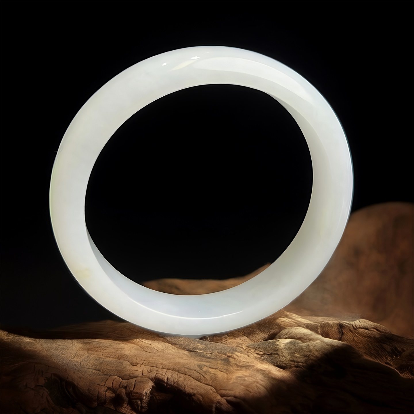 七彩云南缅甸A货天然翡翠糯冰种白月光翡翠手镯一物一证支持复检