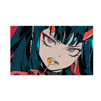 02联名赛博朋克边缘行者车贴