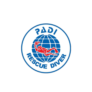 自由潜水员PADI世界游泳潜水联合会LOGO反光贴纸车身防水装饰贴画