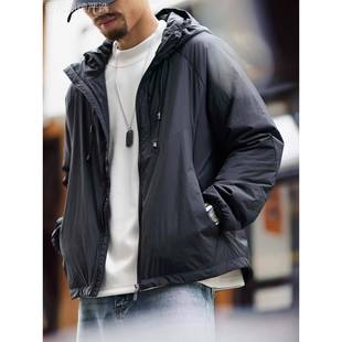 Madness Mdns Wruei轻量化2025冬季保暖连帽棉衣外套大码男士棉服