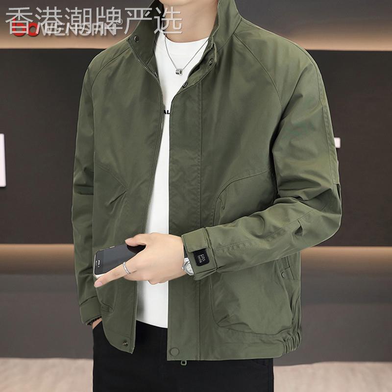 高端冲锋衣男士外套2026新款爆款春装潮牌立领休闲夹克衫男款秋季