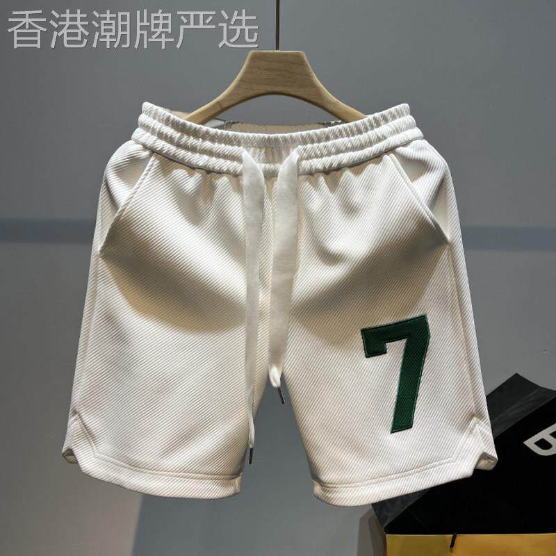 美式运动短裤男夏季潮牌斜纹百搭篮球五分裤子宽松休闲青年休闲短
