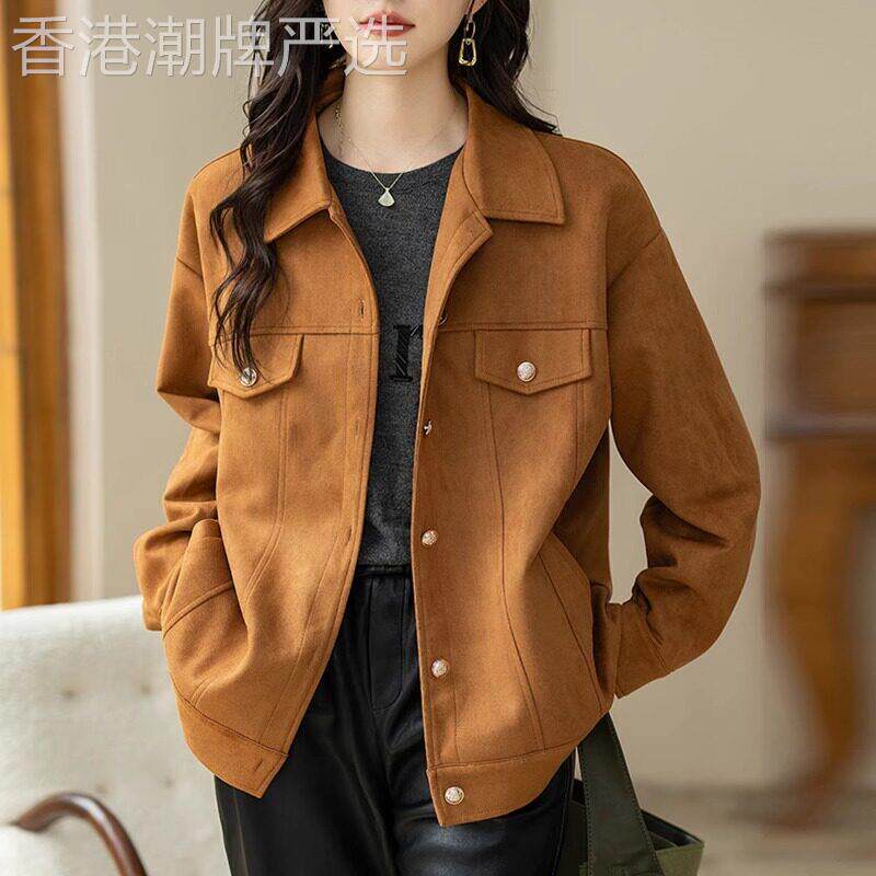 大码夹克衬衫外套女士春秋款2026春季新款爆款美拉德工装上衣