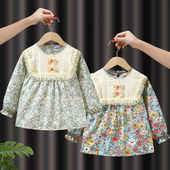 儿童罩衣围裙防水防脏吃饭围兜婴儿辅食宝宝幼儿园纯棉女童反穿衣