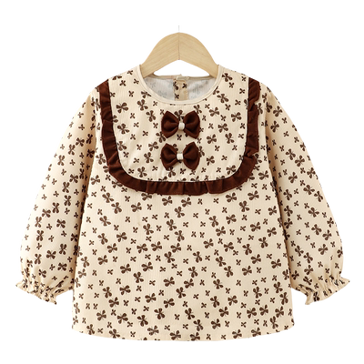 儿童罩衣女宝宝防水围兜