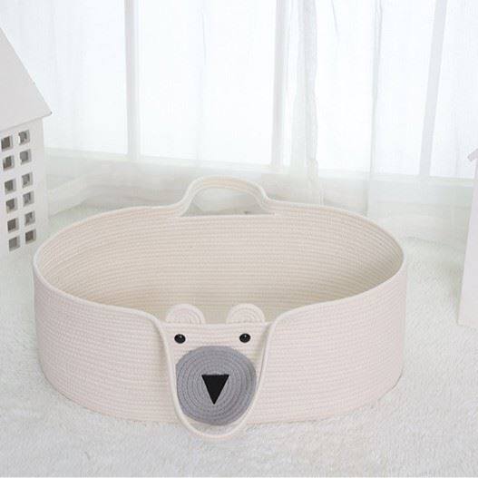 摇篮婴儿编织睡篮外出安全便携式提篮子小月龄宝宝车载可平躺睡床