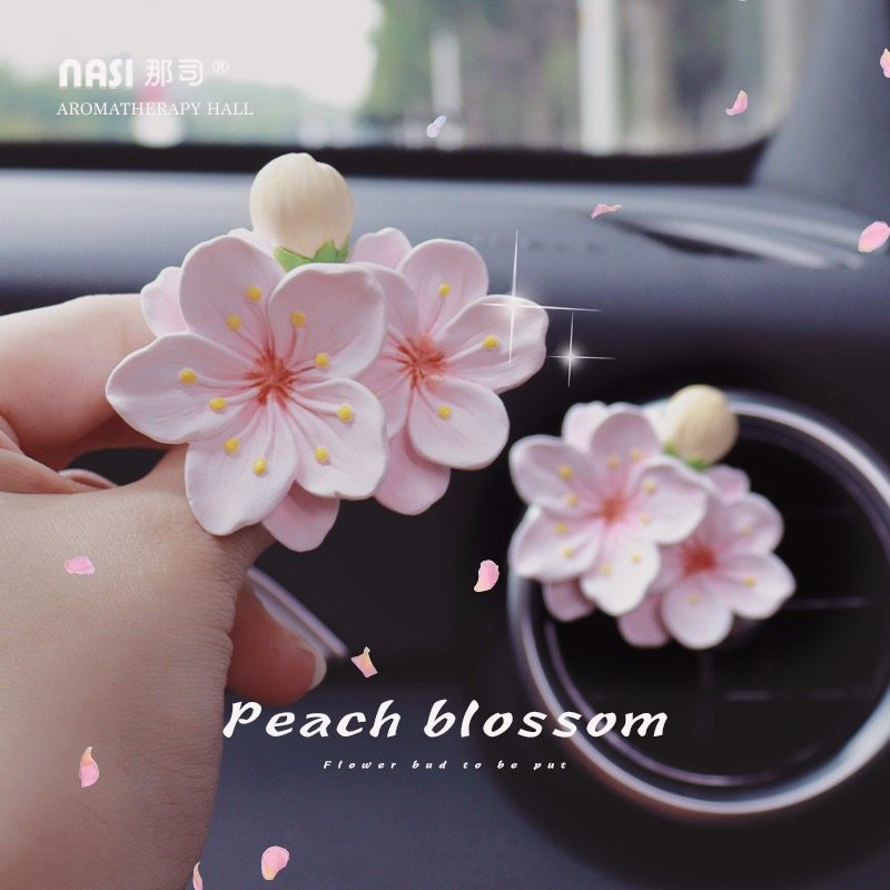 那司原创手作桃花车载扩香石
