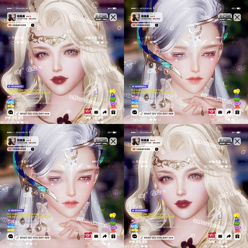 【半盏软桃】【黑白天鹅湖】重制版剑网3三写意成女捏脸 脸型数据