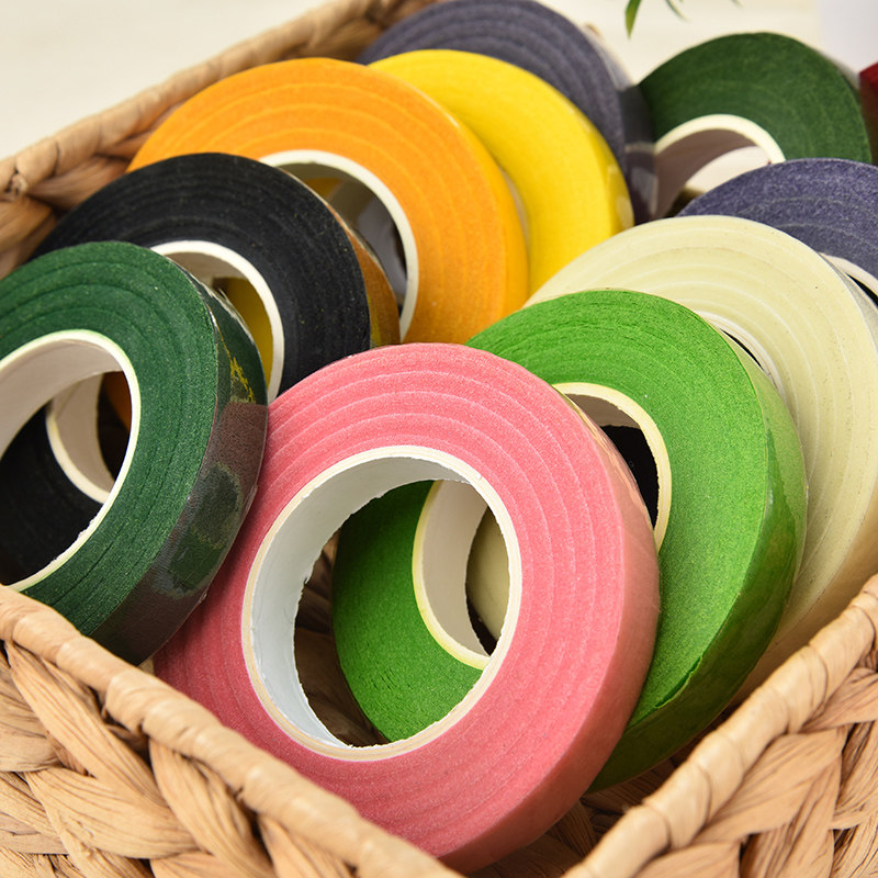 花艺胶带翻糖玫瑰花枝花茎拼接粘性纸胶布 缠绕包裹铁丝绿色纸带,鲜花速递/花卉仿真/绿植园艺,花艺材料,淘宝优惠券,粉丝福利购,淘宝优惠卷