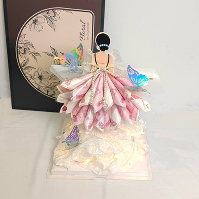 女神有钱花人民币平安夜DIY材料