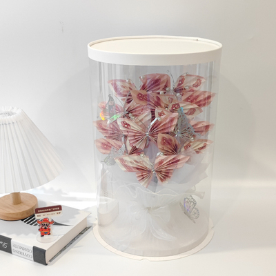 diy真有钱花情人节现金蛋糕礼盒