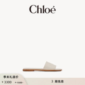 季 新款 末首降 Chloe蔻依 25秋季 FLOWER SANDALS平底拖鞋