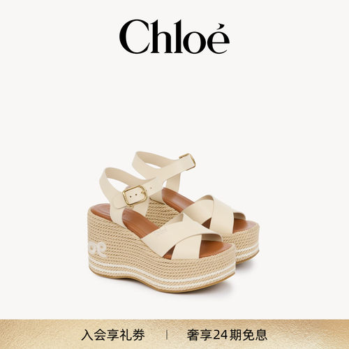Chloe蔻依 2026新品CHLOÉ SAND坡跟凉鞋