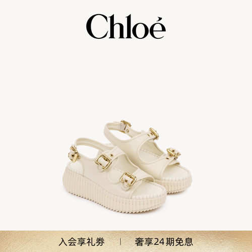 Chloe蔻依2026新品NAMA坡跟凉鞋