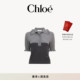 全款 新款 预定 Chloe蔻依 26春季 羊毛羊绒针织短袖 马球毛衫