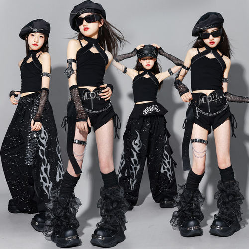 六一女童jaz爵士舞服装少
