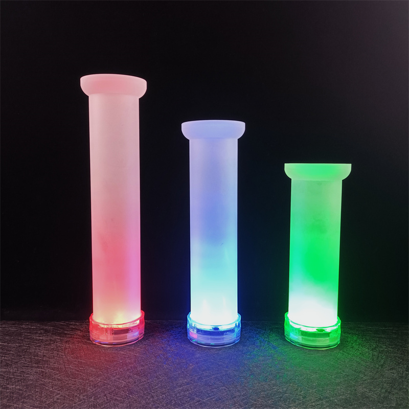 发光冰柱盛器刺身摆盘海鲜姿造