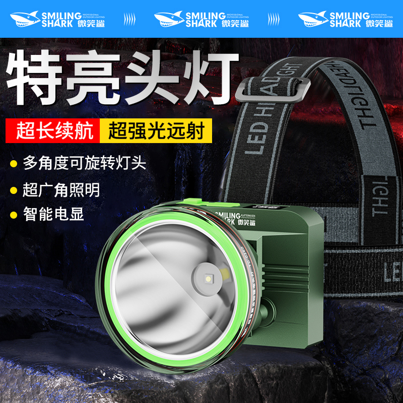 特亮头戴式强光头灯野外专用2025新款充电超亮远射户外超长续航W