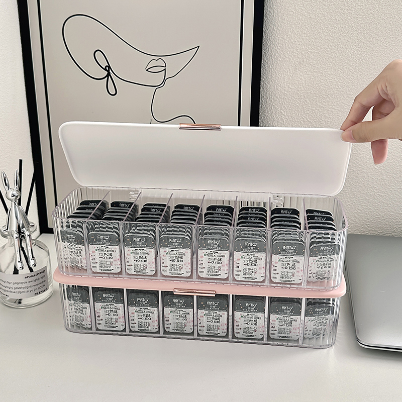 安瞳美瞳收纳盒多副装大容量