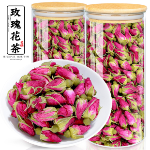 飘香韵 平阴重瓣干玫瑰干花无硫泡水喝 花草茶茶叶250g 玫瑰花茶